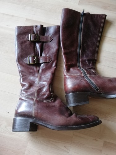 Geboren echtleder stiefel - echtleder, gr