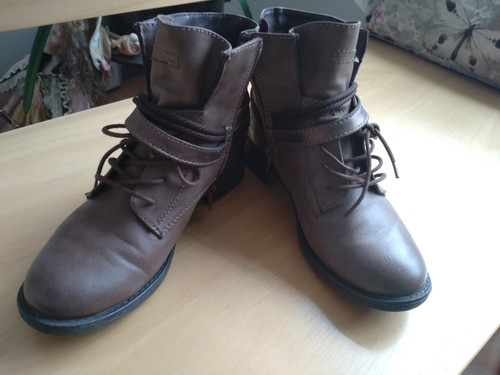 Halbhohe stiefel braun mit - stiefel,