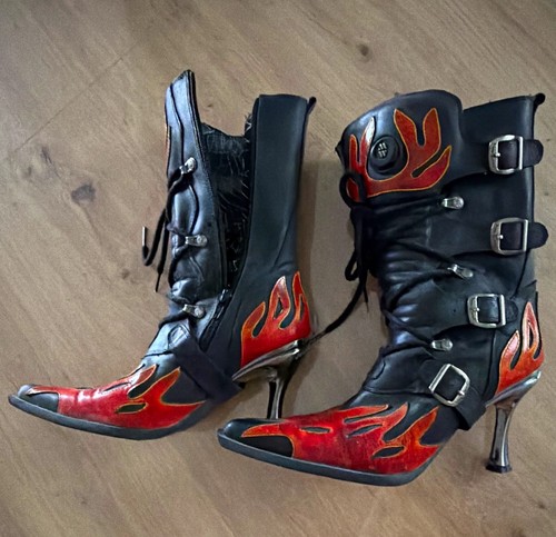 New rock damen - damen, bikerstiefel
