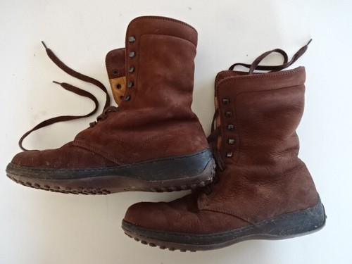 Braune damen lederstiefel - damen,