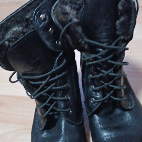Famme damen stiefeletten leder - stiefeletten,