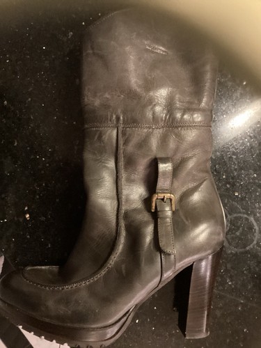 Stiefeletten grau echtleder - grau,