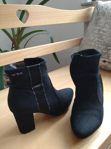 Stiefeletten schwarz 37 - stiefeletten, schwarz,