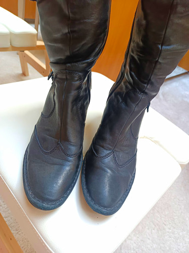 Damen stiefelette schwarz - yk,