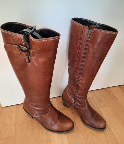 Edle gabor leder schaftstiefel - gabor, leder-schaftstiefel