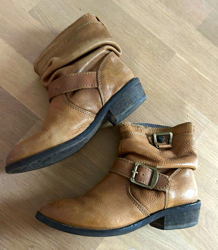 Damen stiefeletten leder braun - damen,