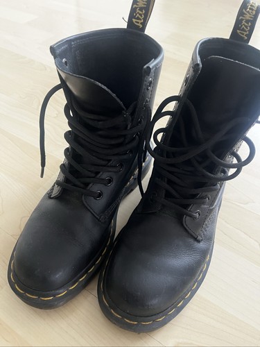 Martens schwarz leder - martens,