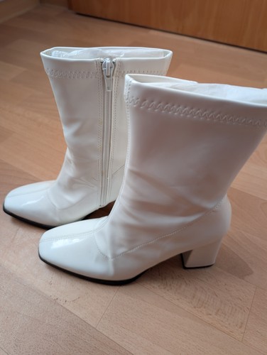Weiße patent stiefel 37 - weiße,