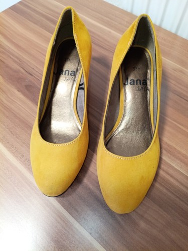 Damen pumps 37 gelb - pumps,