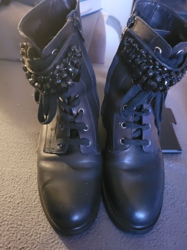Damen stiefel schwarz - gr.,