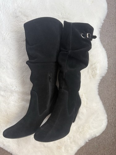 Italienische wildleder stiefel - italienische,