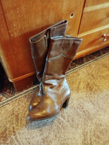 Stiefel braun echtes - 37,,