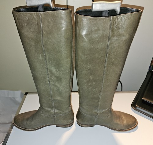 Damen lederstiefel kniehoch - -,