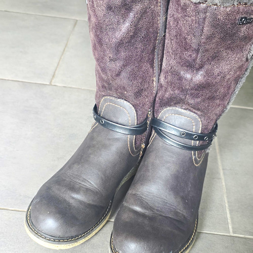 Oliver damen leder stiefel - damen,