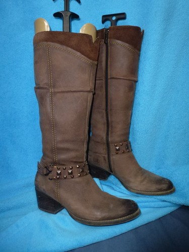 Stiefel kniehoch braun - stiefel,