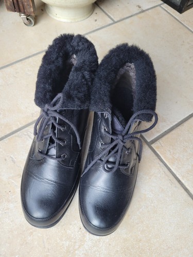 Echt leder stiefelette 5 - echt,