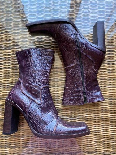 Women navyboot boots burgundy - women,