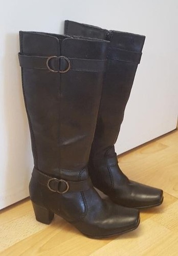 Schwarze hohe damen stiefel - hohe,